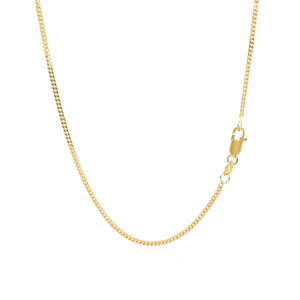 14k Yellow Gold Gourmette Chain 1.5mm