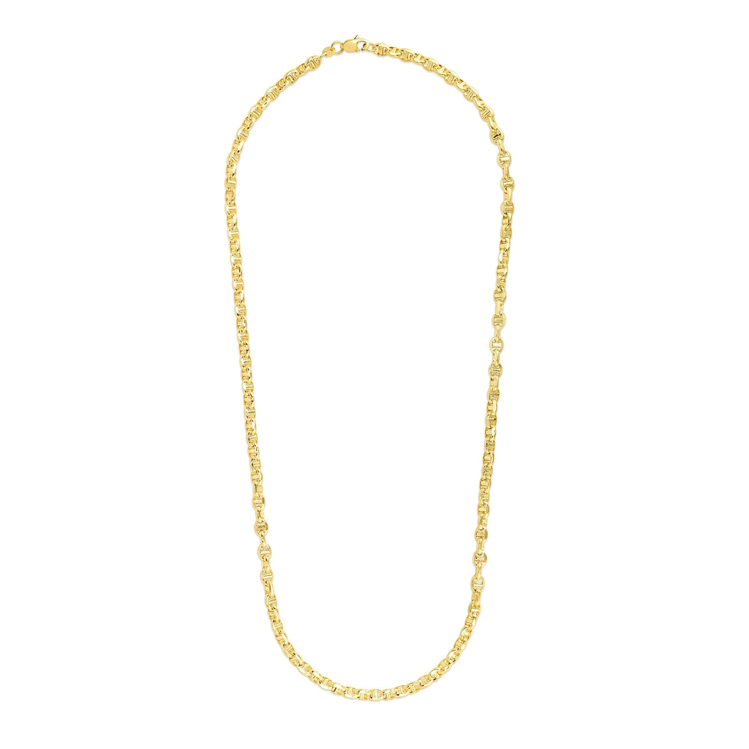 4.5mm 14k Yellow Gold Anchor Chain