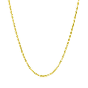 14k Yellow Gold Franco Chain 1.2mm