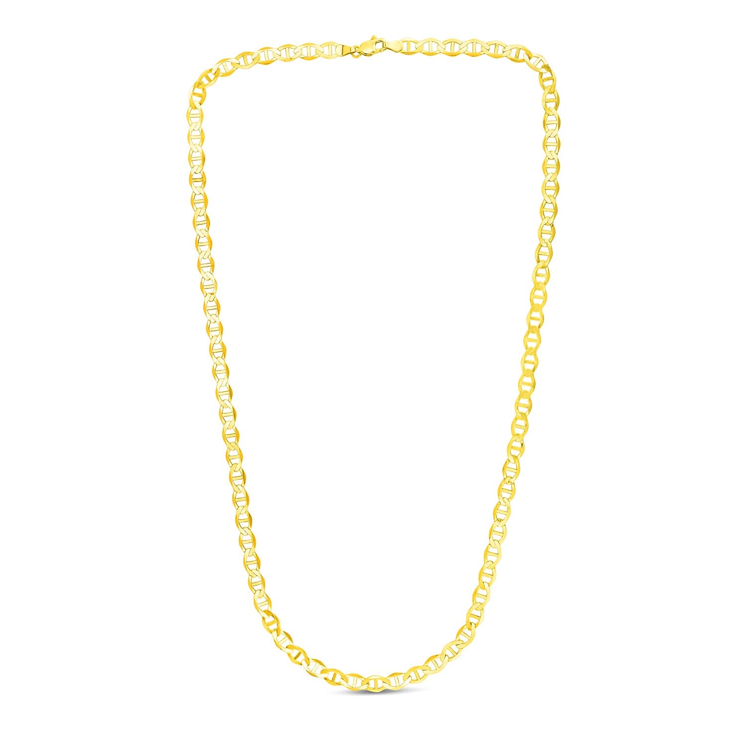 5.5mm 10k Yellow Gold Mariner Link Chain