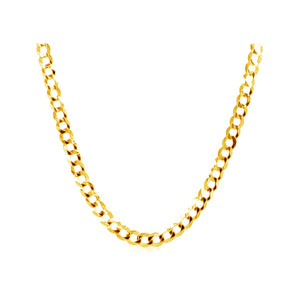 2.4mm 10k Yellow Gold Curb Chain