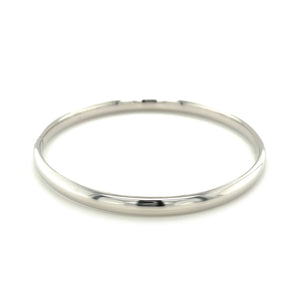 Classic Bangle in 14k White Gold (5.0mm)