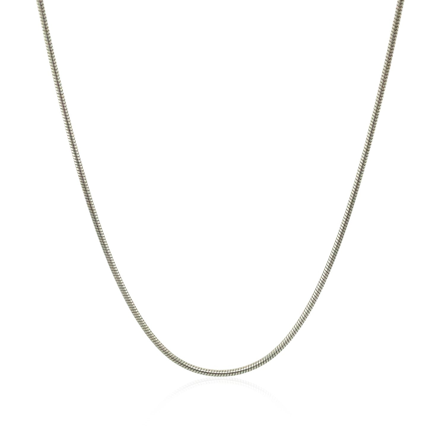 Sterling Silver 1.1mm Snake Style Chain