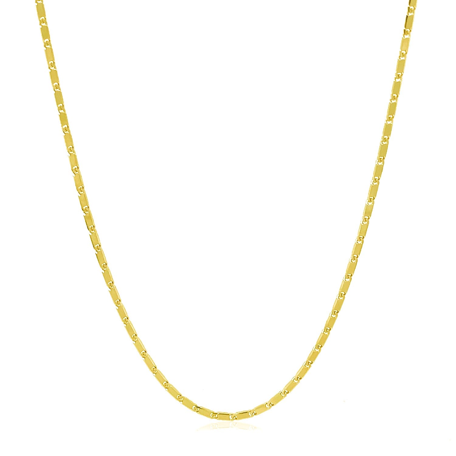 14k Yellow Gold Lumina Pendant Chain 1.0mm