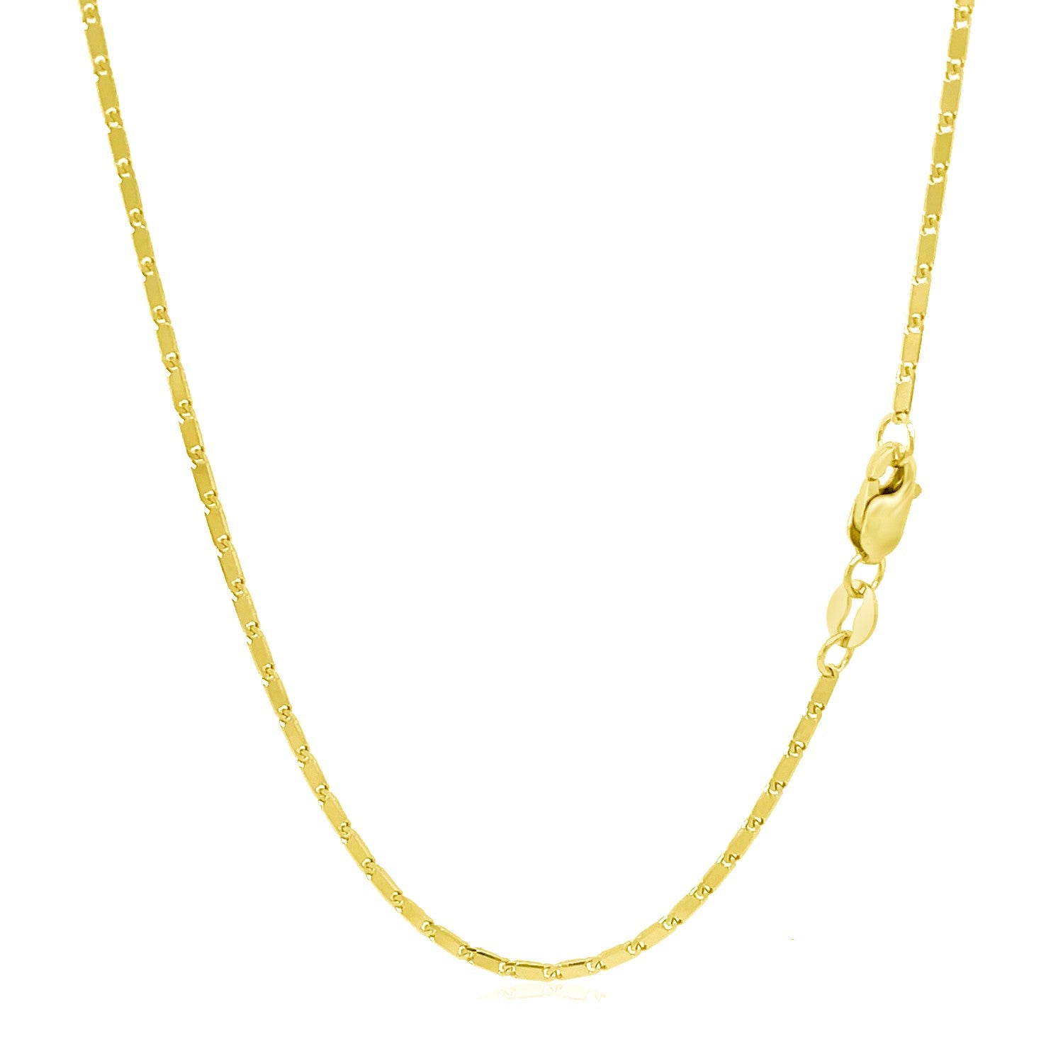 14k Yellow Gold Lumina Pendant Chain 1.0mm