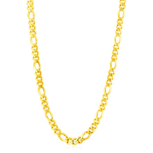 Modern Lite Figaro Chain in 14k Yellow Gold (8.0 mm)