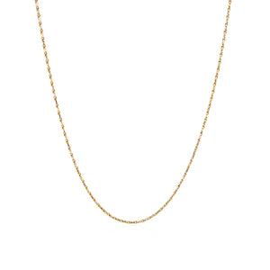 14k Two-Tone Gold Lumina Pendant Chain 0.8mm