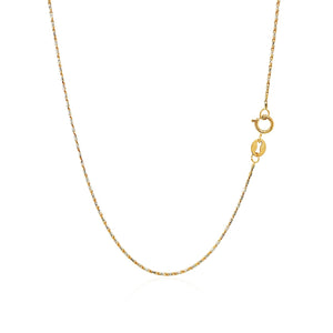 14k Two-Tone Gold Lumina Pendant Chain 0.8mm