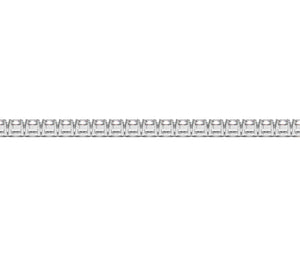 14k White Gold Round Diamond Tennis Bracelet (5 cttw)