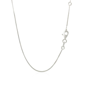 Sterling Silver 18 inch Necklace with Engraved Moon and Stars and Diamonds