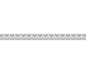 14k White Gold Round Diamond Tennis Bracelet (10 cttw)