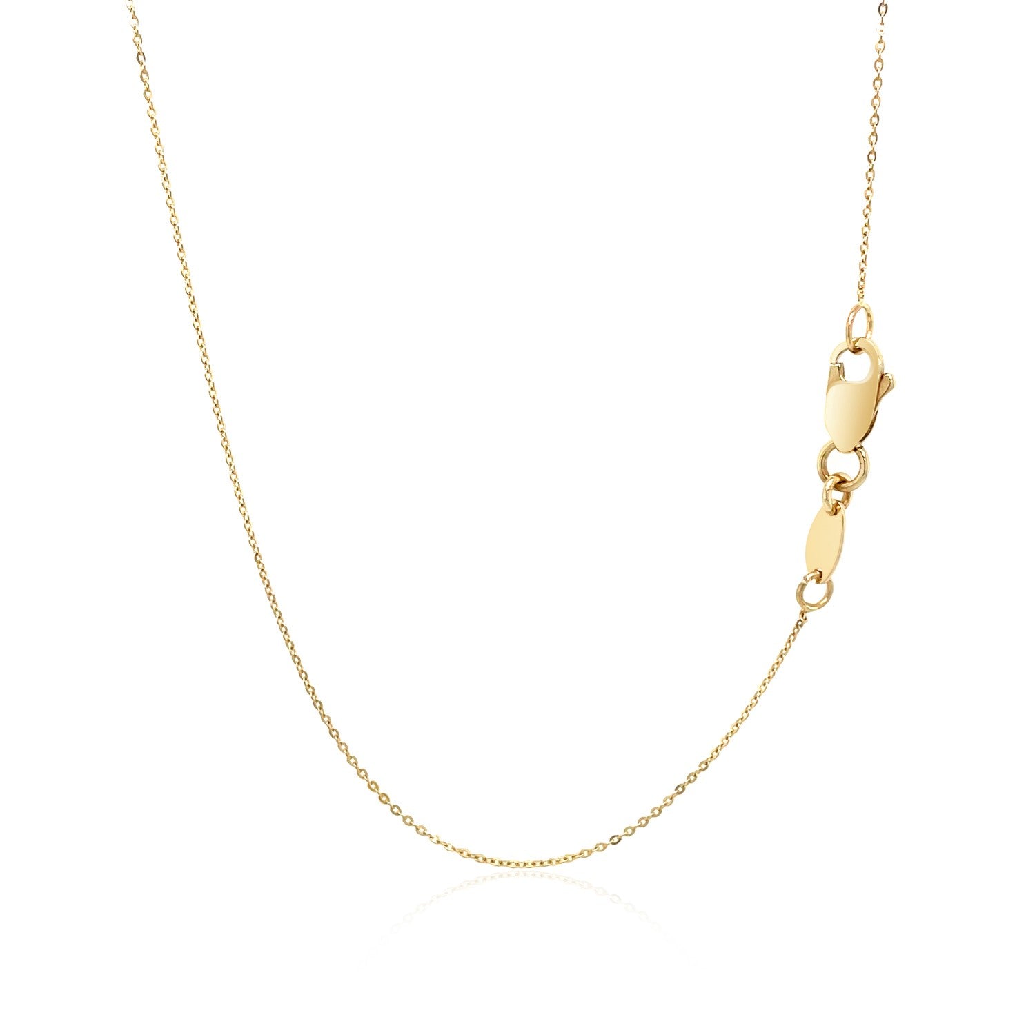 14k Yellow Gold Thin Textured Bar Necklace