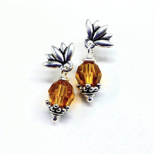 Crystal Pineapple Earrings