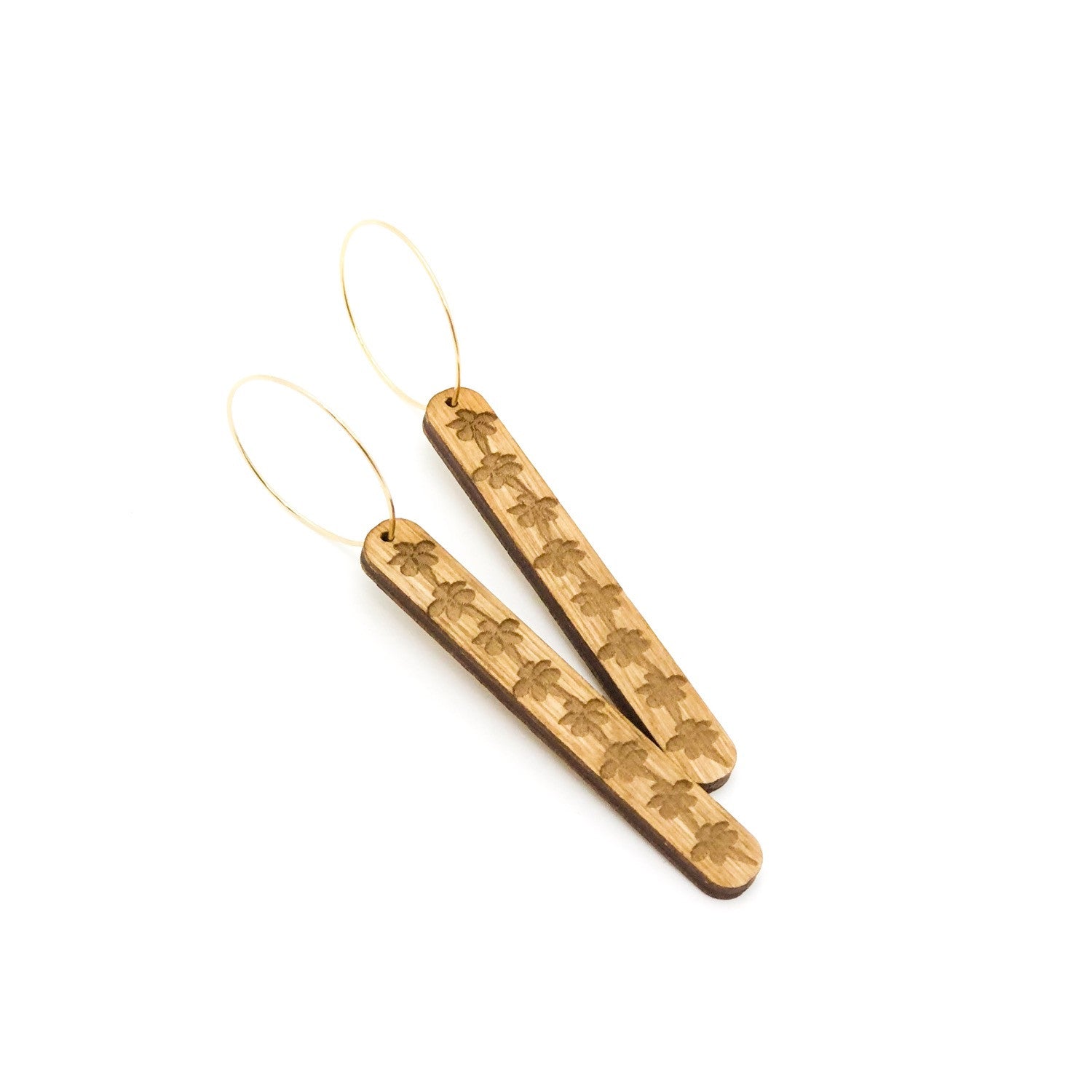 wood earrings | PUA