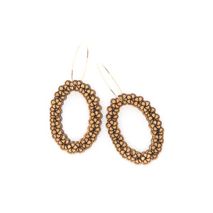 wood earrings | LEI