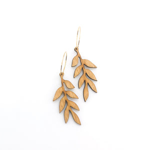 wood earrings | MAILE