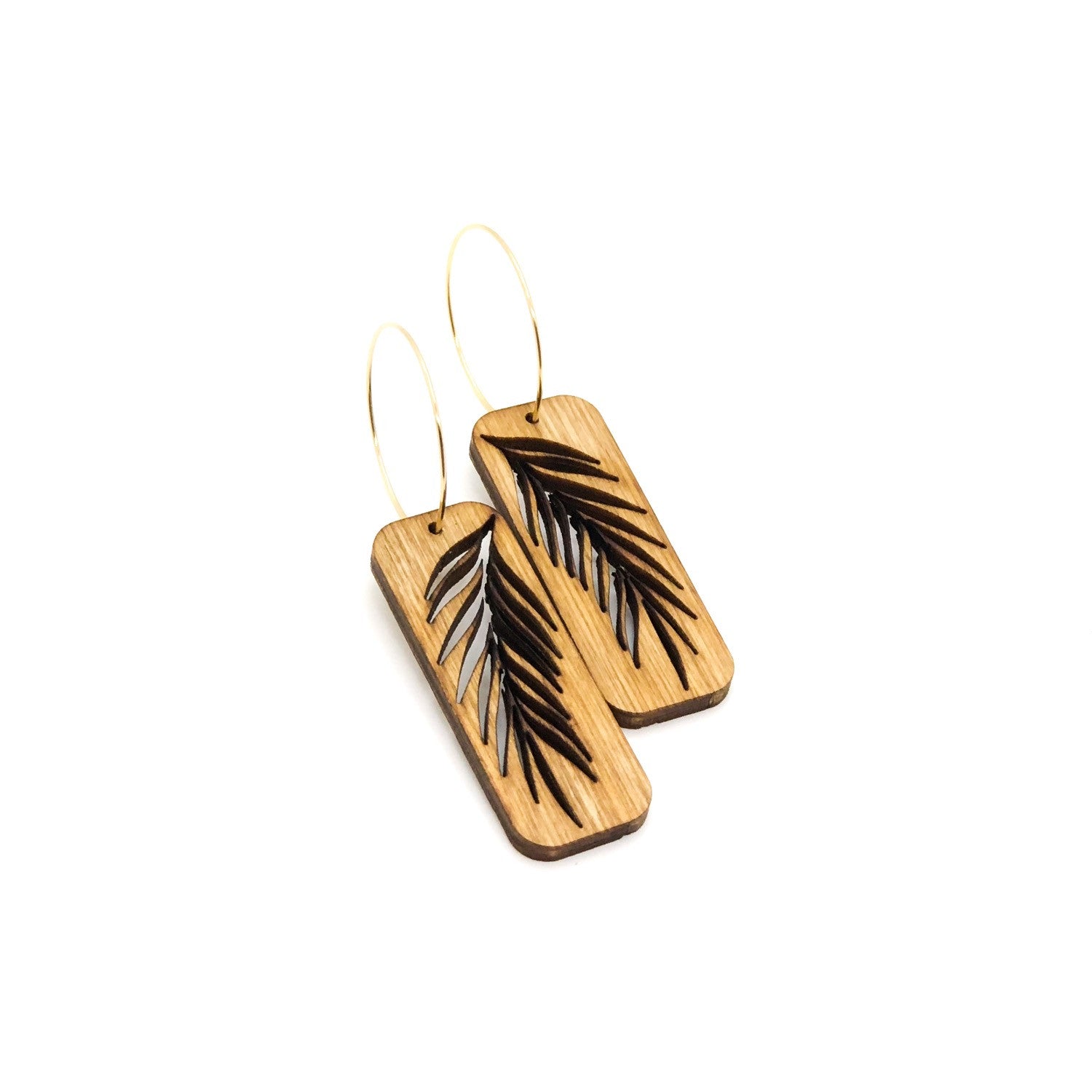 wood earrings | PALM