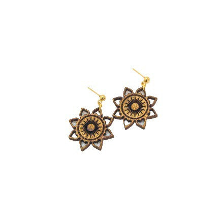 wood earrings | SUN LOVE